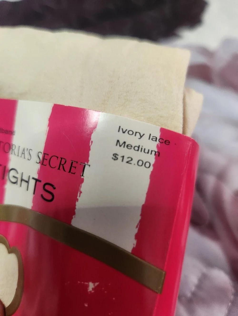 Nwt Victoria Secret Tights Size Medium